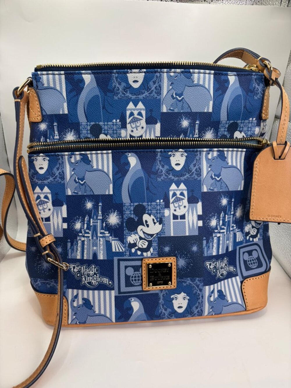 Disney Dooney Bourke Magic Kingdom 45th Anniversary Crossbody Bag